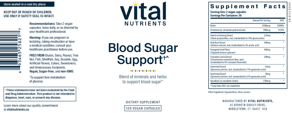 Blood Sugar Support