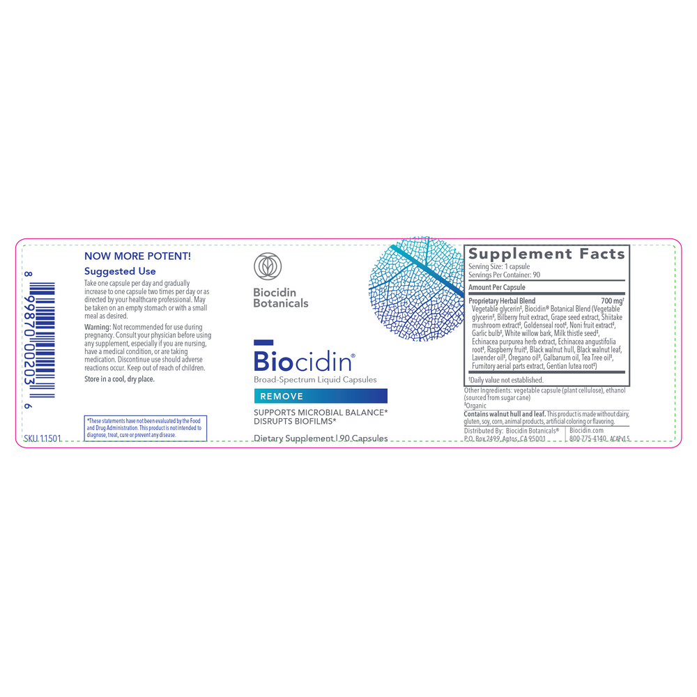 Biocidin® Liquid Capsules – Broad-Spectrum Gut Support