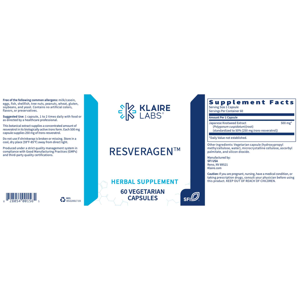 Resveragen™ – Trans-Resveratrol Antioxidant