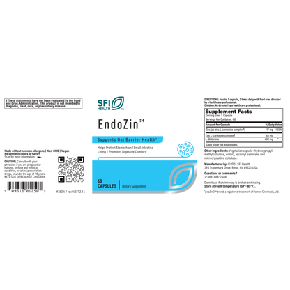 Endozin™ – Gut Barrier & Gastric Lining Support