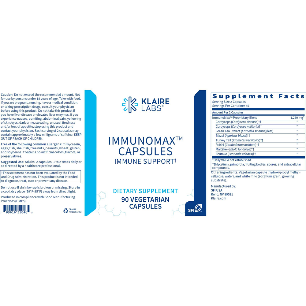 Ther-Biotic® ImmunoMushroom™ – Organic Immune Support