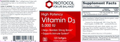 Vitamin D3 5,000IU