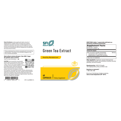 Green Tea Extract – High-EGCG Formula