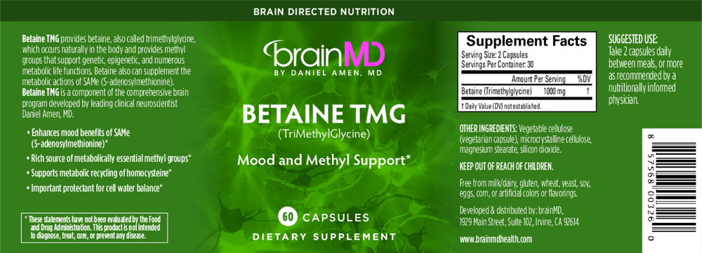 Betaine TMG – Detox & Methylation Support