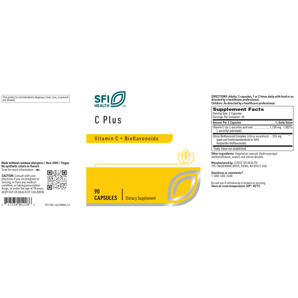 C Plus – Advanced Vitamin C + Bioflavonoids Immune Support