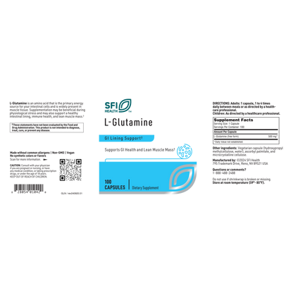 L-Glutamine – Gut & Muscle Support