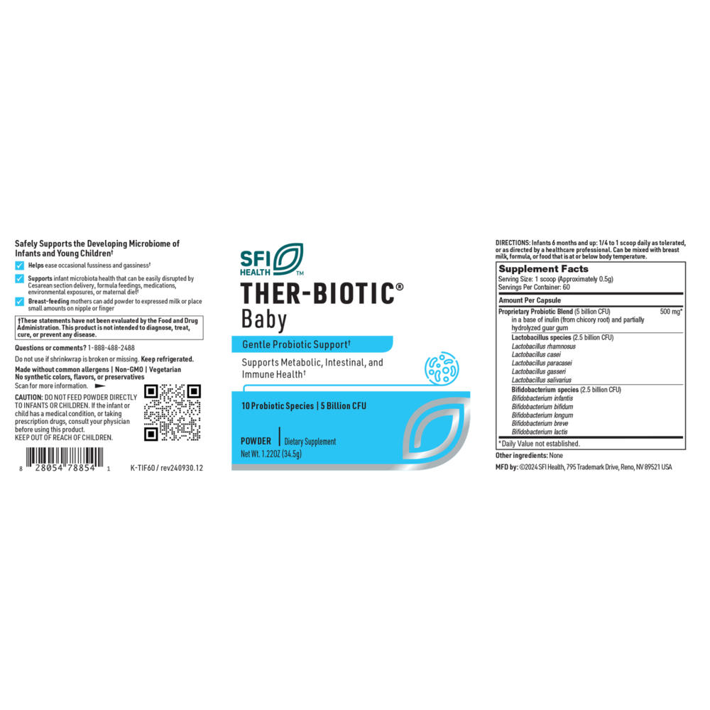 Ther-Biotic® Baby – Infant Gut & Immune Support