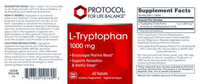 L-Tryptophan 1000mg