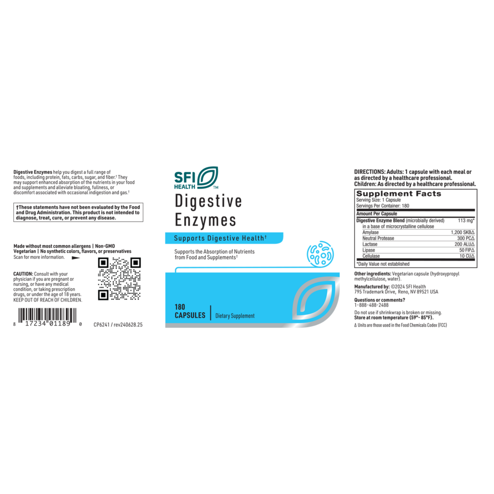 Digestive Enzymes – GI Support for Nutrient Absorption