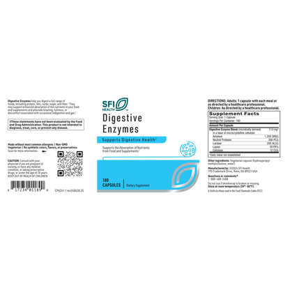 Digestive Enzymes – GI Support for Nutrient Absorption