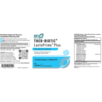 Ther-Biotic® LactoPrime™ Plus – Advanced Multispecies Probiotic