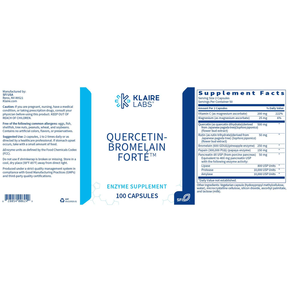 Quercetin-Bromelain Forté™ – Advanced Immune Support