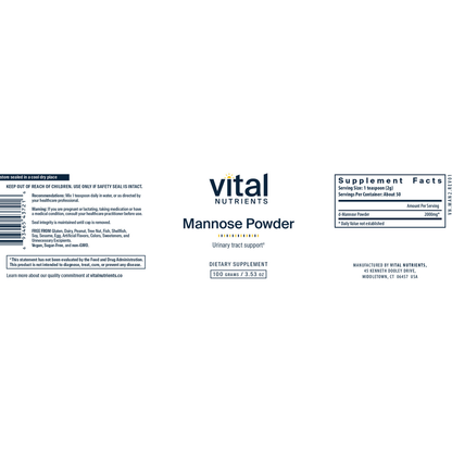 Mannose Powder (Urinary Tract Support)