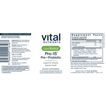 Hyperbiotics Pro-15 Pre + Probiotic