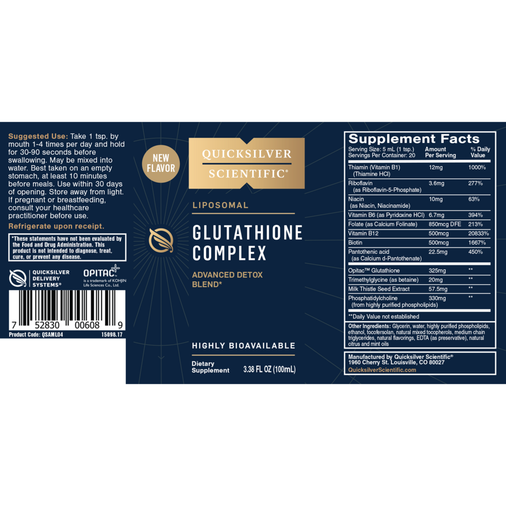 Glutathione Complex – Advanced Detox Support