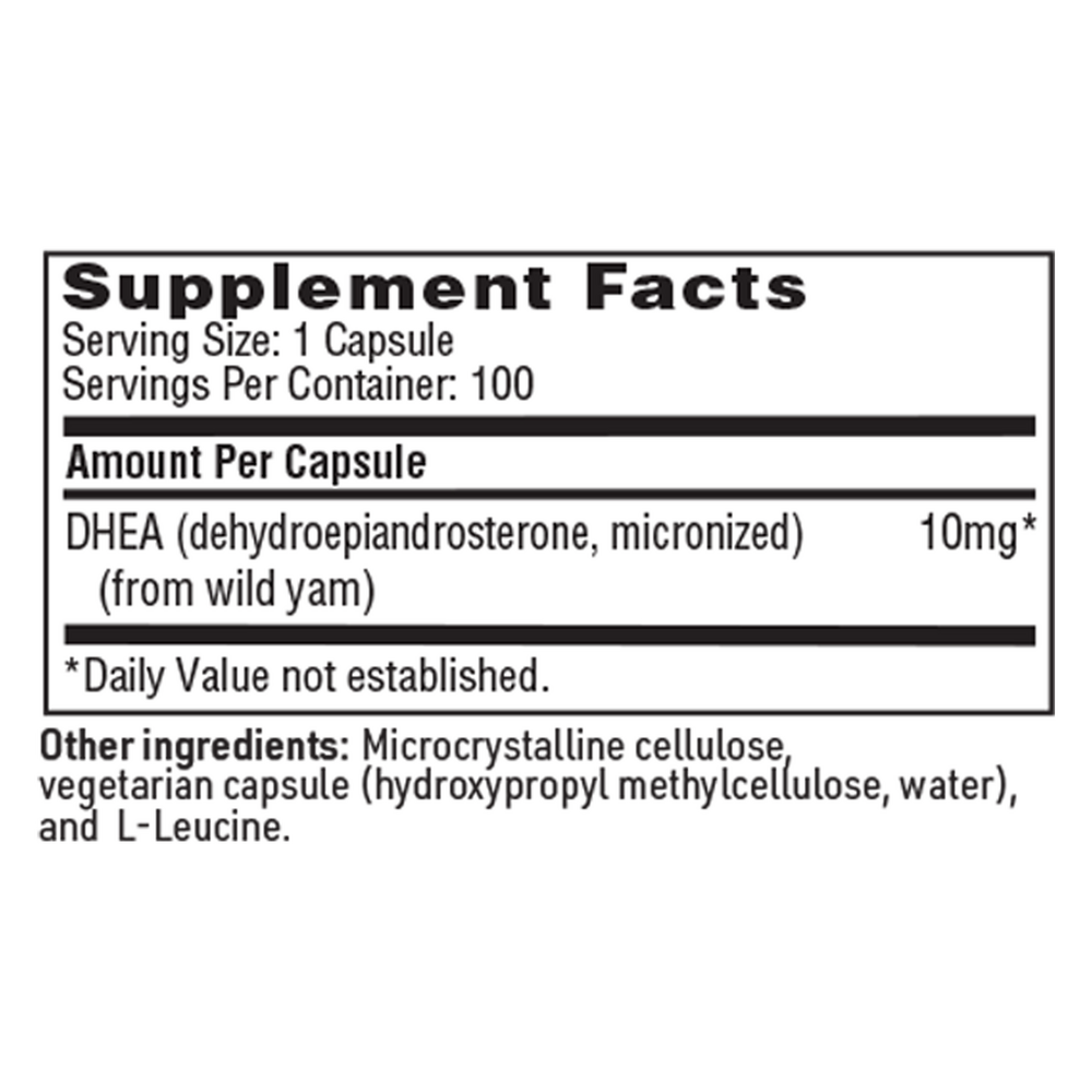 DHEA (10 mg) – Micronized Adrenal Support