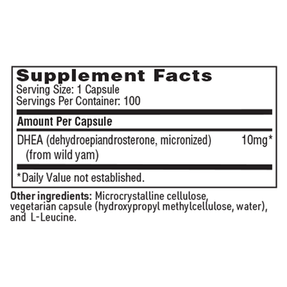 DHEA (10 mg) – Micronized Adrenal Support