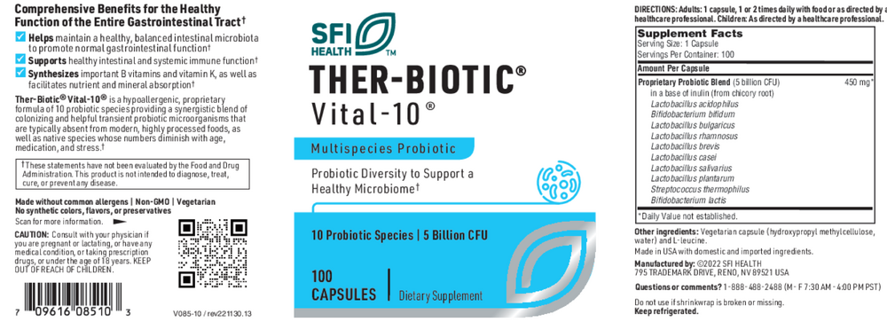 Ther-Biotic® Vital-10® – Daily Probiotic