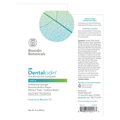 Dentalcidin® – Oral Microbiome Toothpaste (3 oz.)