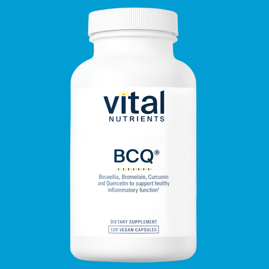 BCQ: Bromelain, Curcumin and Quercetin (California Only)