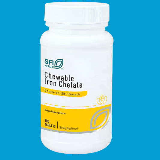 Chewable Iron Chelate 30 mg – Gentle Iron Support