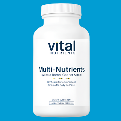 Multi-Nutrients 5 Ultra Antioxidant Formula (Boron, Copper, and Iron Free)