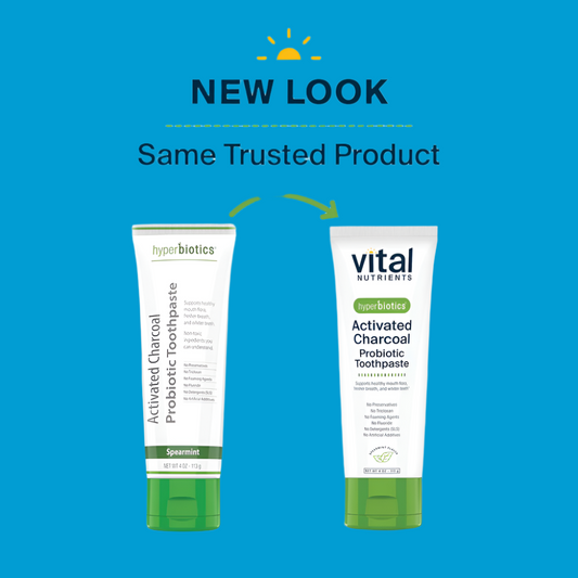 Hyperbiotics Activated Charcoal Probiotic Toothpaste