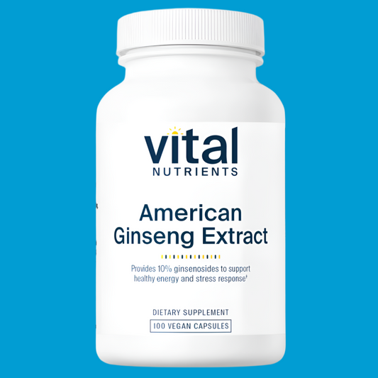 American Ginseng Extract 250 mg - Supports Adrenal Gland Function, Mental and Physical Endurance, and Normal Blood Sugar Levels*