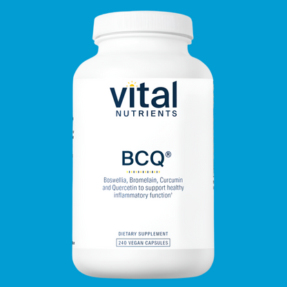 BCQ: Bromelain, Curcumin and Quercetin