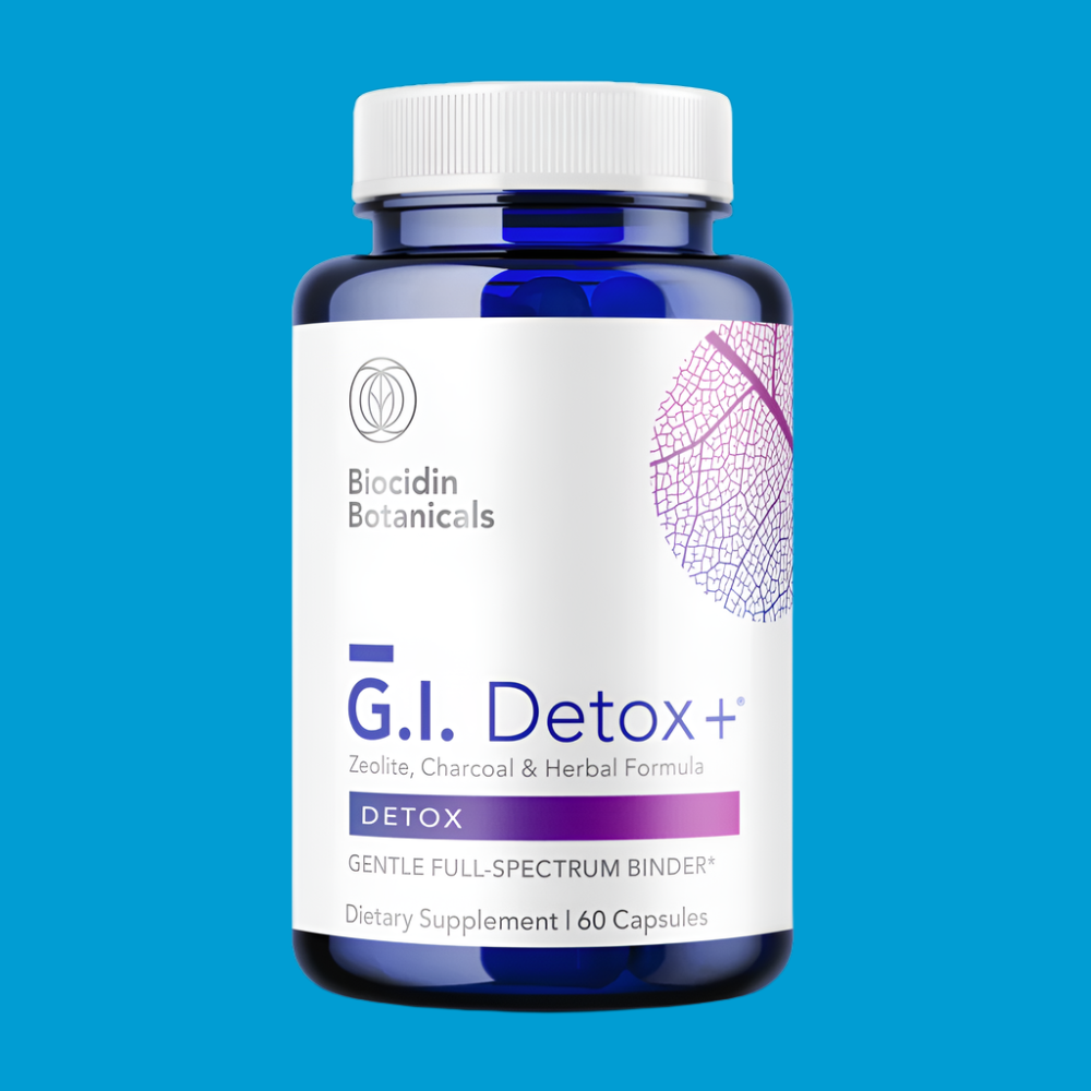 G.I. Detox+® – Zeolite, Charcoal & Herbal Formula (60 Capsules)