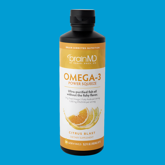Omega-3 Power Squeeze – Liquid Fish Oil for Brain Health
