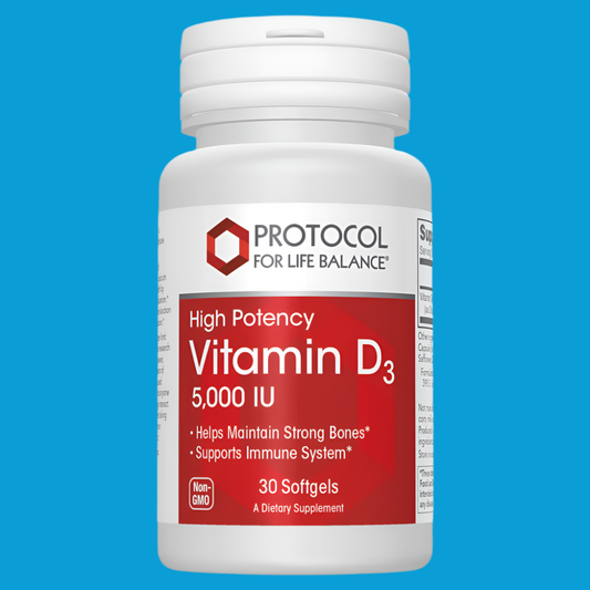 Vitamin D3 (High Potency) 125 mcg (5,000 IU)