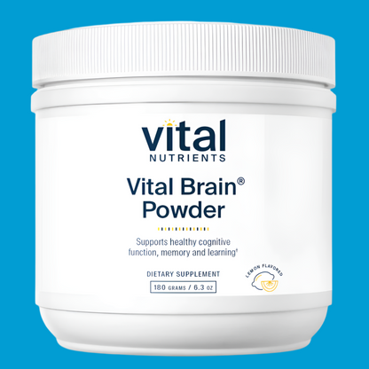 Vital Brain® Powder with GPC, ALC, and PS, Lemon Flavor