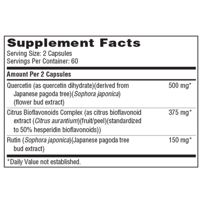 Bioflavonoid Complex with Quercetin – 120 Capsules
