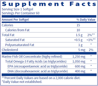 Eicosamax® 1000 – Ultra-Pure Omega-3 Fish Oil