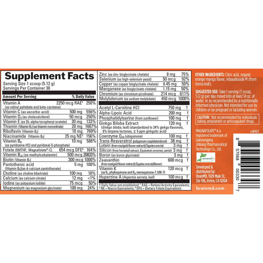 BRIGHT MINDS Memory Multivitamin