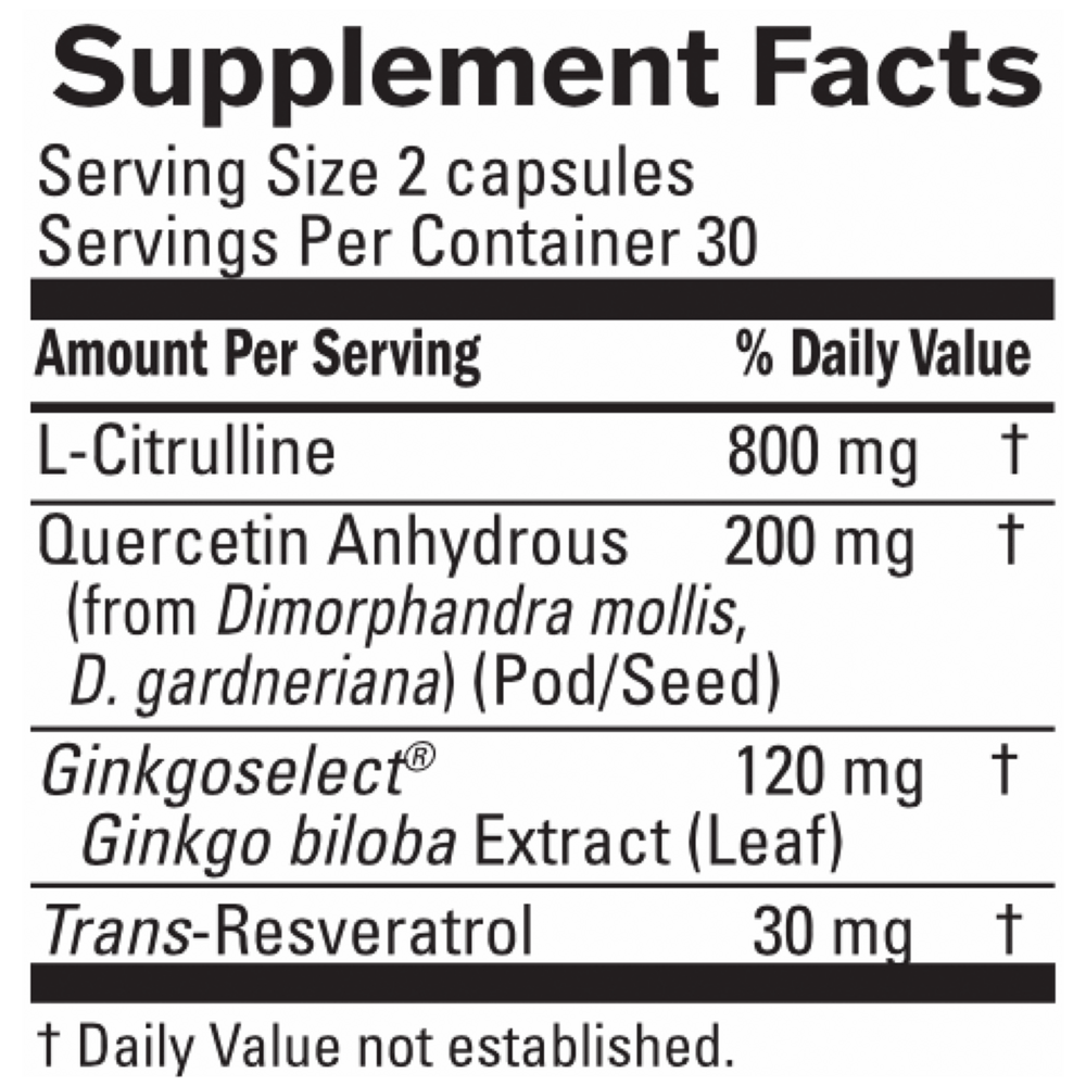 Advanced Blood Flow – Nitric Oxide & Brain Support