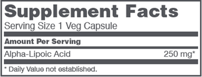 Alpha Lipoic Acid 250mg
