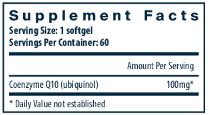Ubiquinol CoQ10 100mg