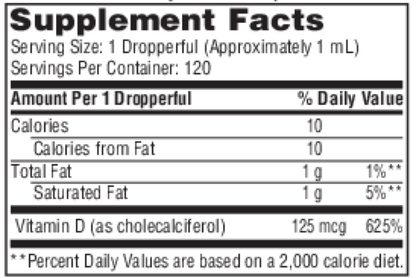 Vitamin D3 5,000 IU Liquid – High-Potency Immune & Bone Support