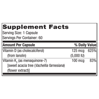 Vitamin D Plus K – Bone & Heart Support