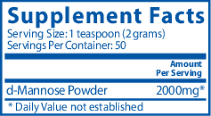 Mannose Powder (Urinary Tract Support)