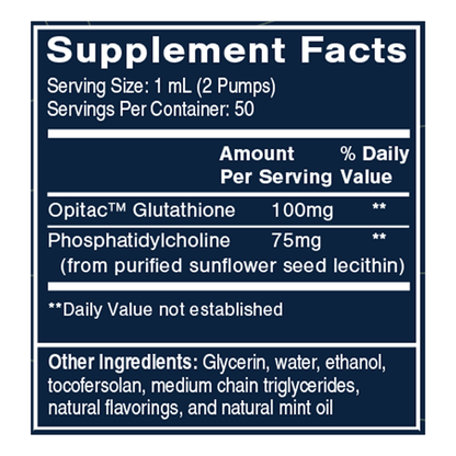 Liposomal Glutathione + Cacao Mint – Antioxidant & Detox Support