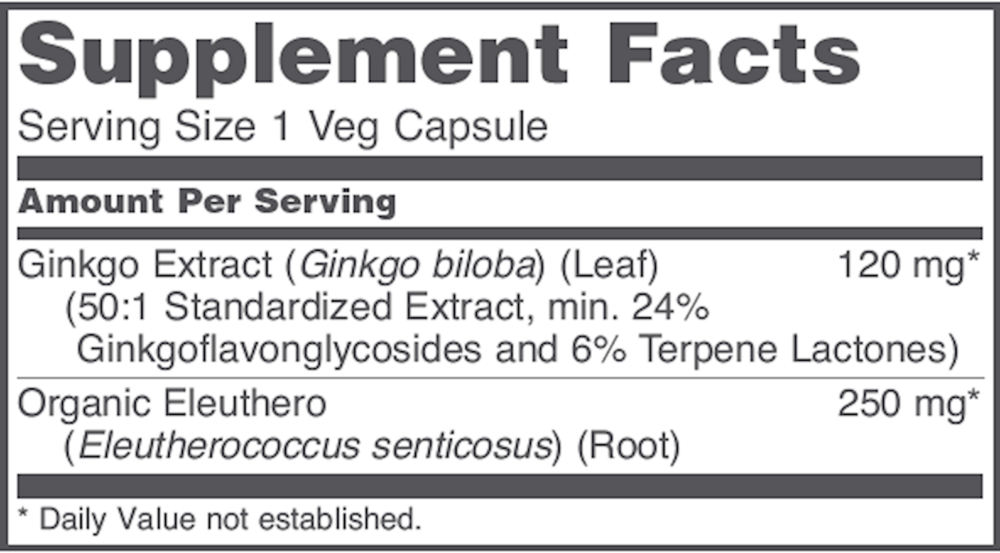 Ginkgo Biloba 120mg
