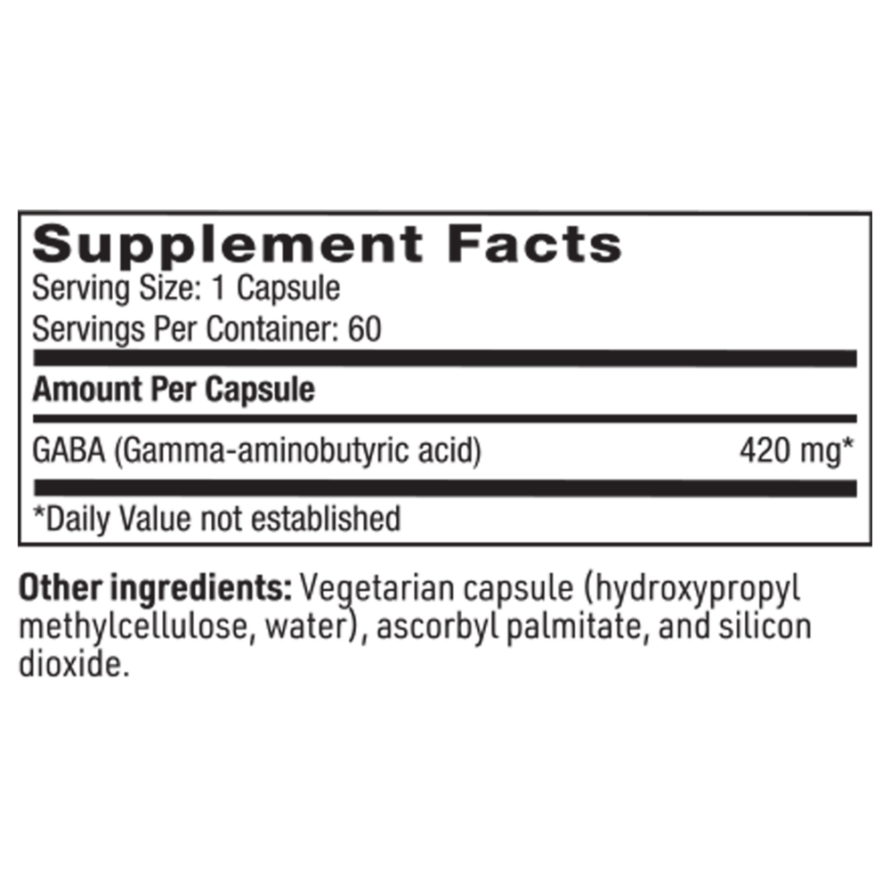 GABA 420 mg – Relaxation Support