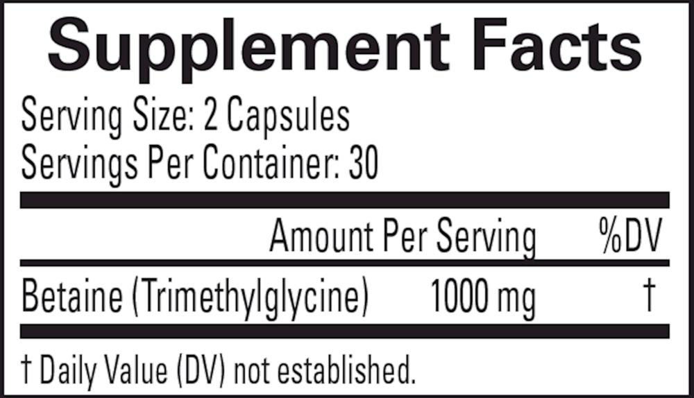 Betaine TMG – Detox & Methylation Support