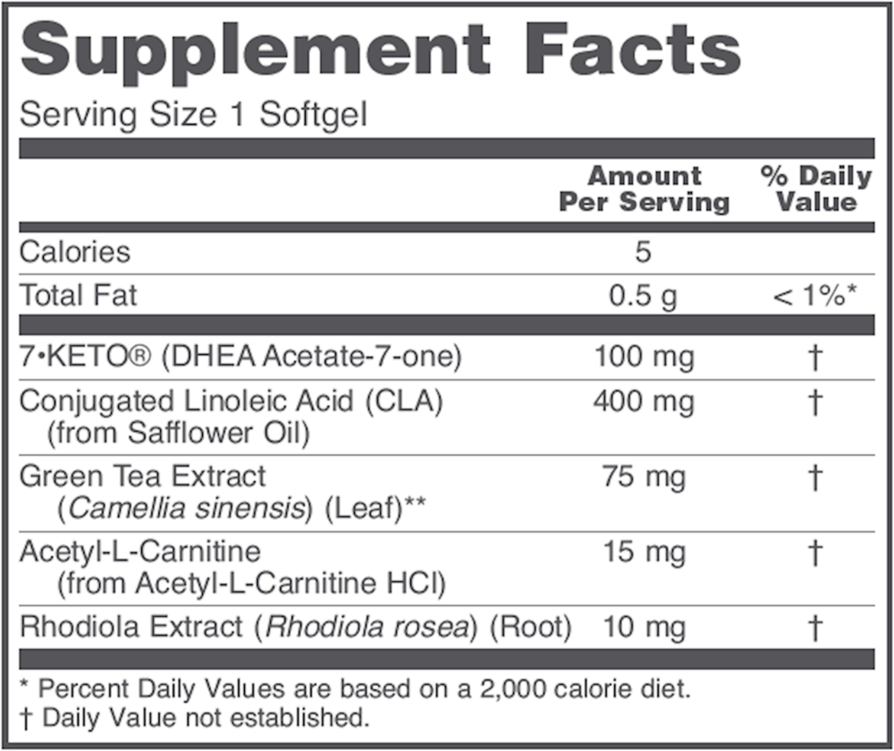 7-Keto LeanGels 100mg