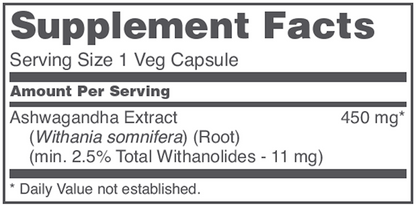 Ashwagandha Extract 450mg