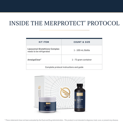 MerProtect® Protocol – 2-Step Mercury Detox Support
