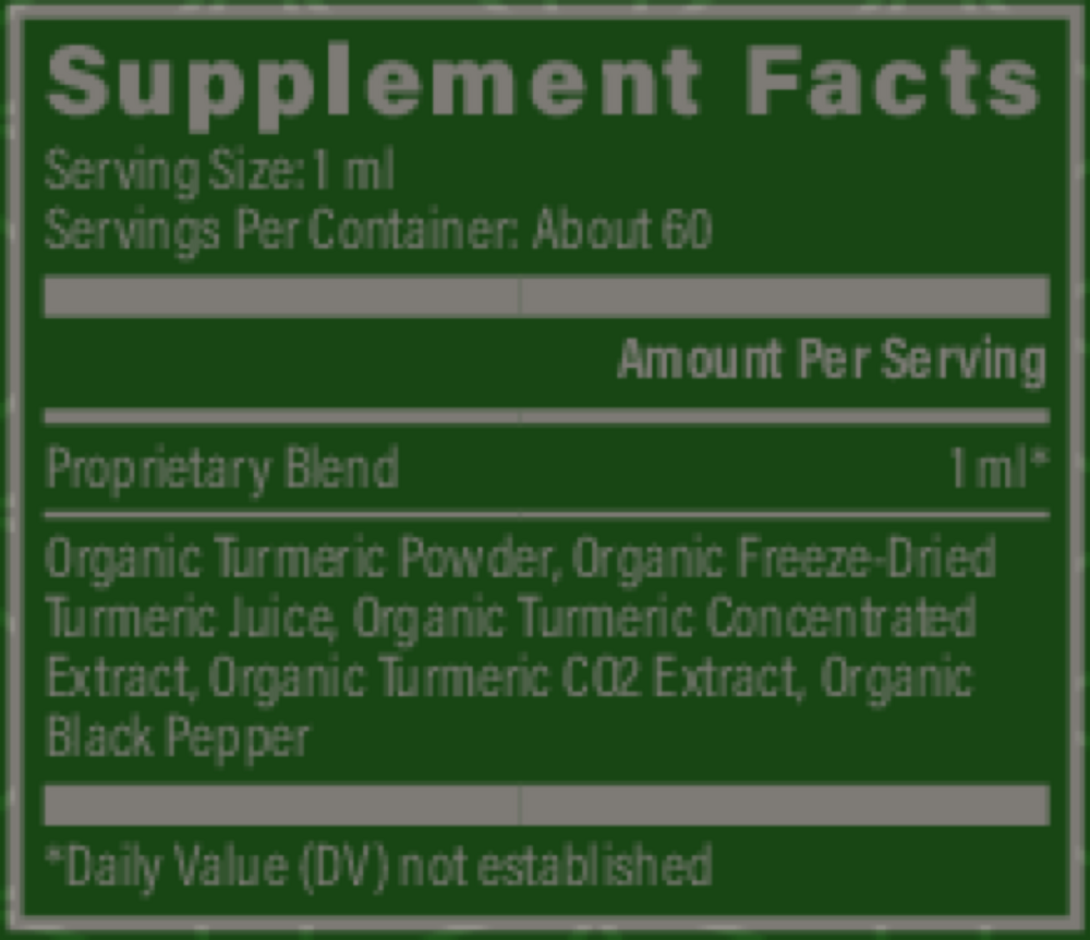 Organic Liquid Turmeric